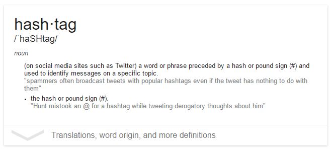 hashtag definition