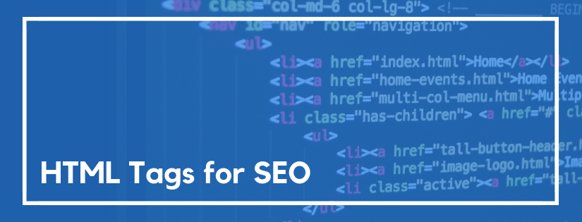 html tags for seo